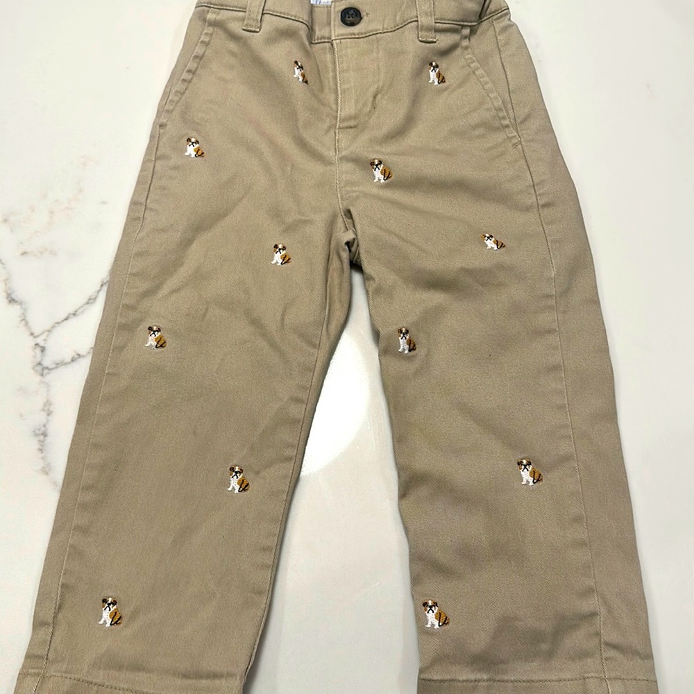 Janie and Jack Bulldog Pants